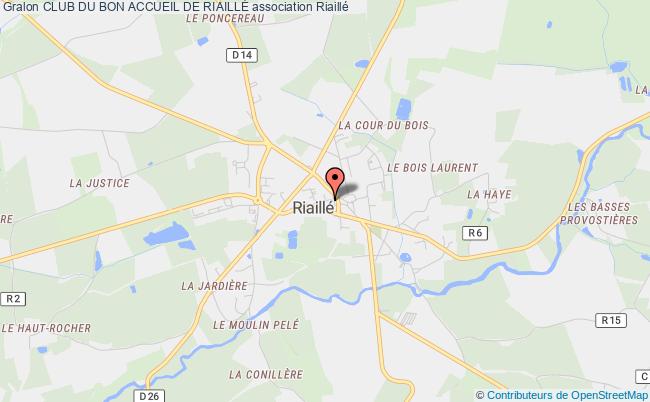 plan association Club Du Bon Accueil De RiaillÉ Riaillé