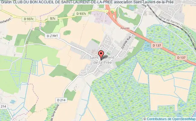 plan association Club Du Bon Accueil De Saint-laurent-de-la-pree Saint-Laurent-de-la-Prée