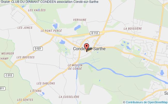 plan association Club Du Diamant Condeen Condé-sur-Sarthe