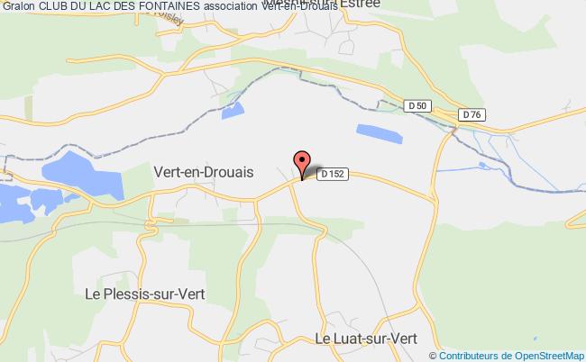 plan association Club Du Lac Des Fontaines Vert-en-Drouais