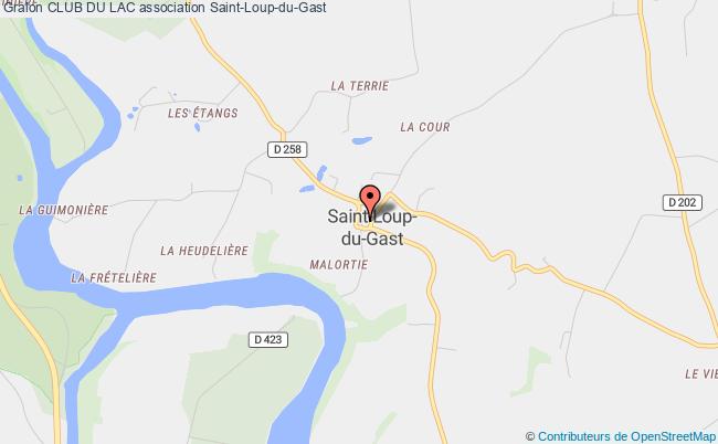 plan association Club Du Lac Saint-Loup-du-Gast