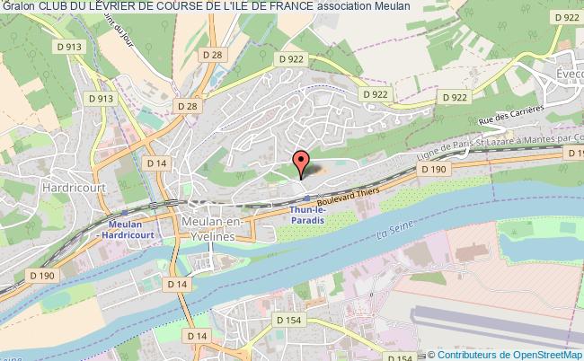 plan association Club Du Levrier De Course De L'ile De France Meulan
