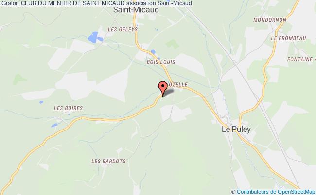 plan association Club Du Menhir De Saint Micaud Saint-Micaud