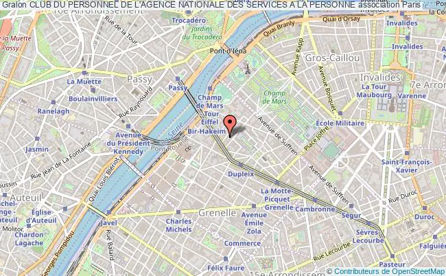 plan association Club Du Personnel De L'agence Nationale Des Services A La Personne Paris