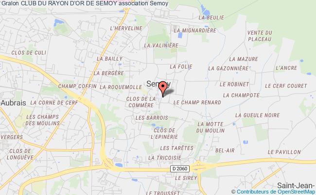 plan association Club Du Rayon D'or De Semoy Semoy