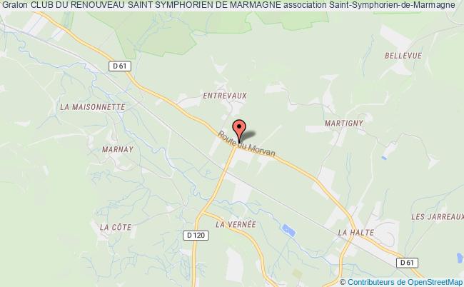 plan association Club Du Renouveau Saint Symphorien De Marmagne Saint-Symphorien-de-Marmagne