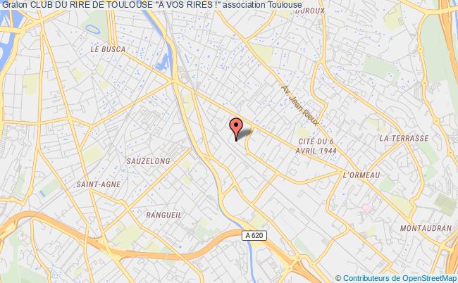 plan association Club Du Rire De Toulouse "a Vos Rires !" Toulouse