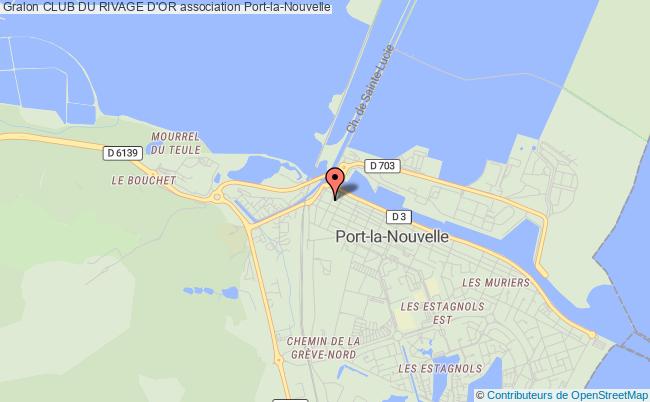 plan association Club Du Rivage D'or Port-la-Nouvelle