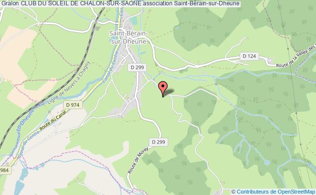 plan association Club Du Soleil De Chalon-sur-saone Saint-Bérain-sur-Dheune
