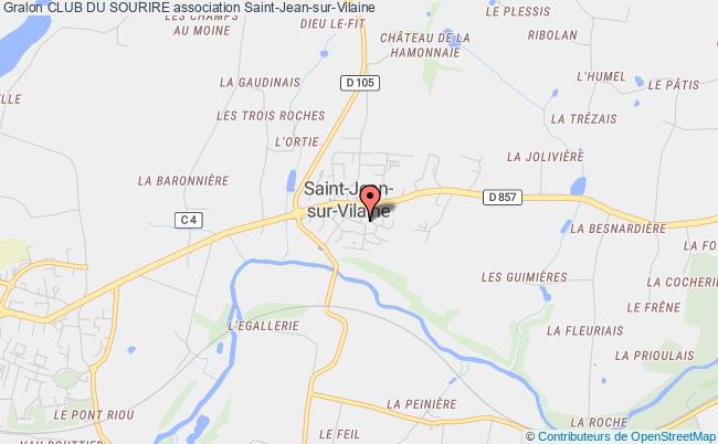 plan association Club Du Sourire Saint-Jean-sur-Vilaine