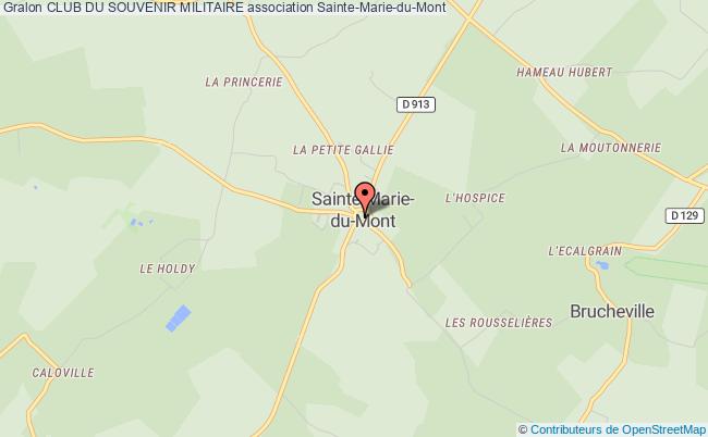 plan association Club Du Souvenir Militaire Sainte-Marie-du-Mont