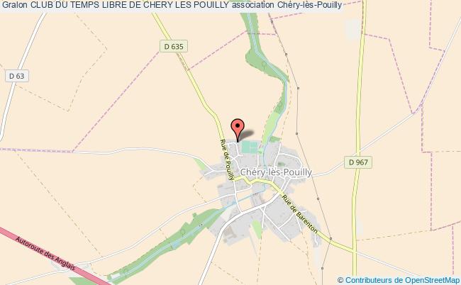 plan association Club Du Temps Libre De Chery Les Pouilly Chéry-lès-Pouilly