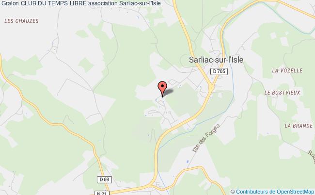 plan association Club Du Temps Libre Sarliac-sur-l'Isle
