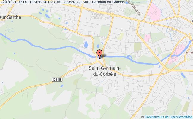 plan association Club Du Temps Retrouve Saint-Germain-du-Corbéis