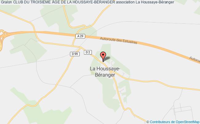 plan association Club Du TroisiÈme Âge De La Houssaye-bÉranger La Houssaye-Béranger