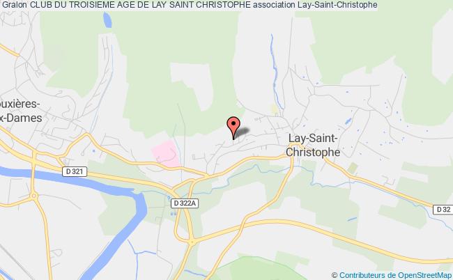 plan association Club Du Troisieme Age De Lay Saint Christophe Lay-Saint-Christophe