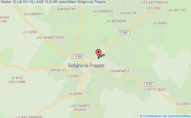 plan association Club Du Village Fleuri Soligny-la-Trappe