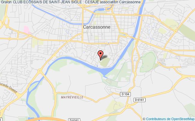 plan association Club Ecossais De Saint-jean Sigle : Cesaje Carcassonne
