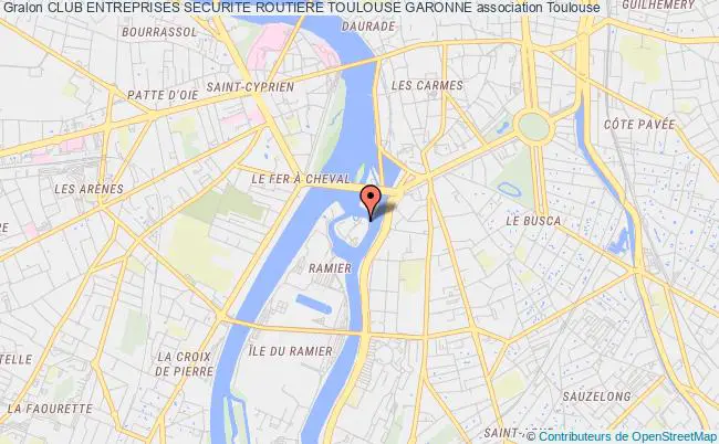 plan association Club Entreprises Securite Routiere Toulouse Garonne Toulouse Cedex 4
