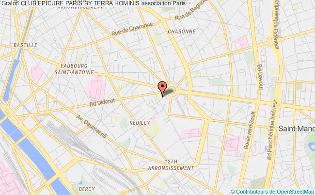 plan association Club Epicure Paris By Terra Hominis Paris