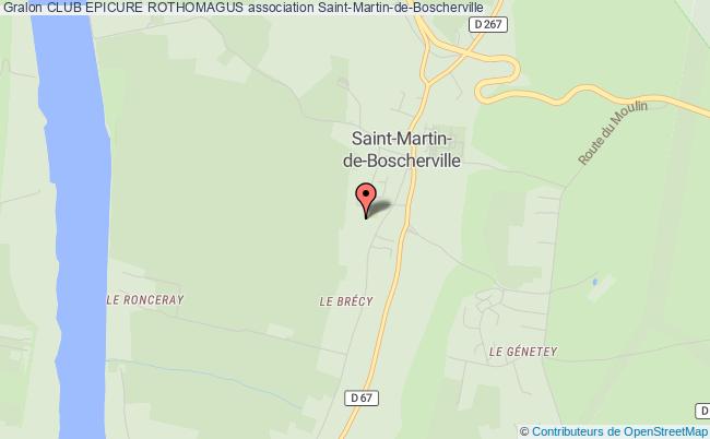 plan association Club Epicure Rothomagus Saint-Martin-de-Boscherville