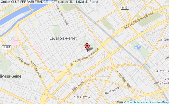 plan association Club Ferrari France   (cff) Levallois-Perret
