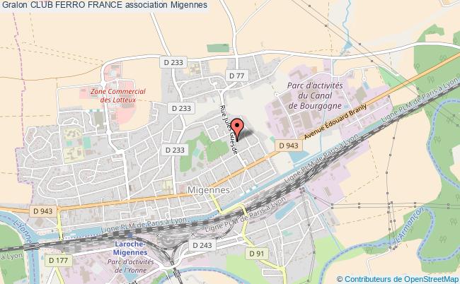 plan association Club Ferro France Migennes
