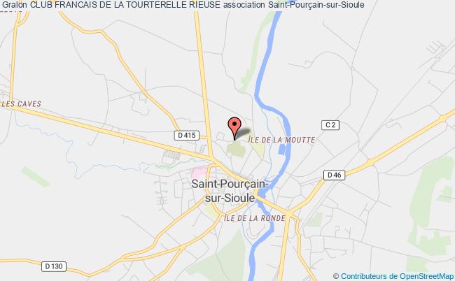 plan association Club Francais De La Tourterelle Rieuse Saint-Pourçain-sur-Sioule