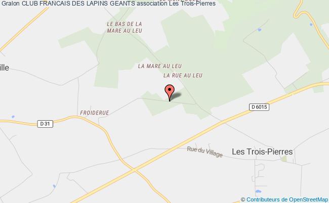 plan association Club Francais Des Lapins Geants Les   Trois-Pierres