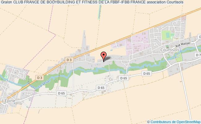 plan association Club France De Bodybuilding Et Fitness De La Fbbf-ifbb France Courtisols