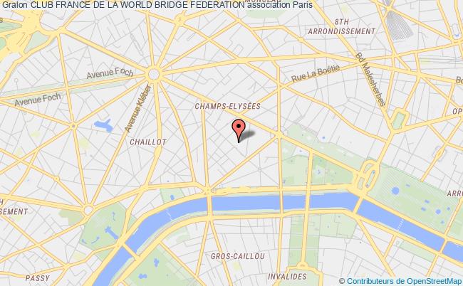 plan association Club France De La World Bridge Federation Paris