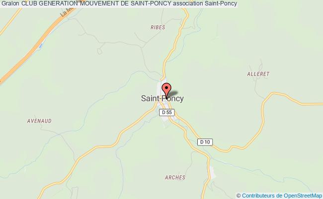 CLUB GENERATION MOUVEMENT DE SAINT-PONCY