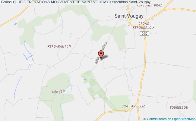 plan association Club Generations Mouvement De Saint Vougay Saint-Vougay