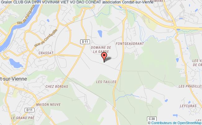 plan association Club Gia Dinh Vovinam Viet Vo Dao Condat Condat-sur-Vienne