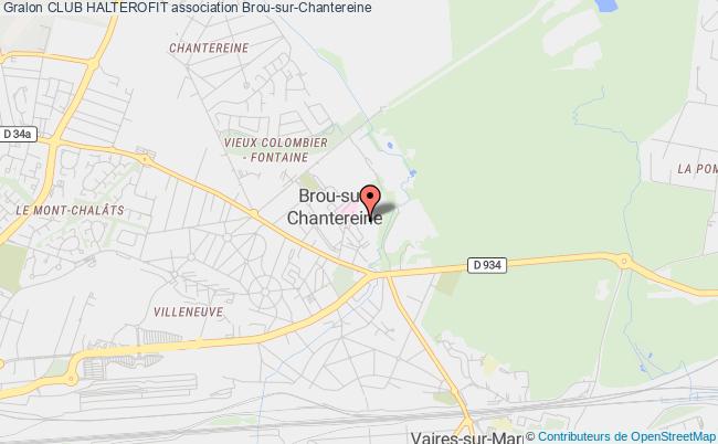 plan association Club Halterofit Brou-sur-Chantereine