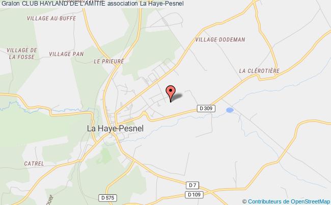 plan association Club Hayland De L'amitie La    Haye-Pesnel