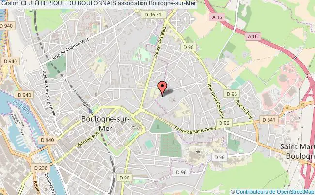 plan association Club Hippique Du Boulonnais Boulogne-sur-Mer