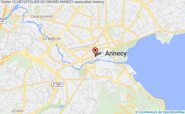 plan association Club HÔtelier Du Grand Annecy Annecy