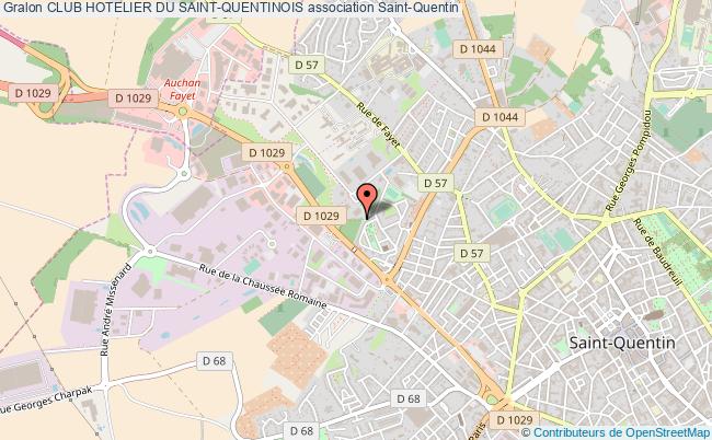 plan association Club Hotelier Du Saint-quentinois Saint-Quentin