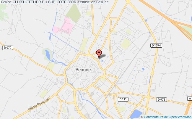 plan association Club Hotelier Du Sud Cote-d'or Beaune
