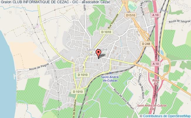 Club informatique de cezac cic association cézac communes