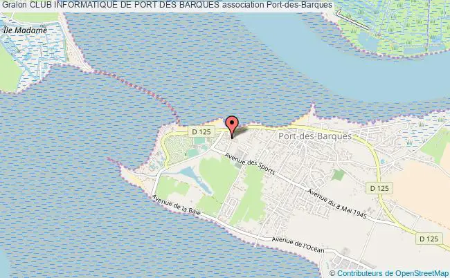 plan association Club Informatique De Port Des Barques Port-des-Barques