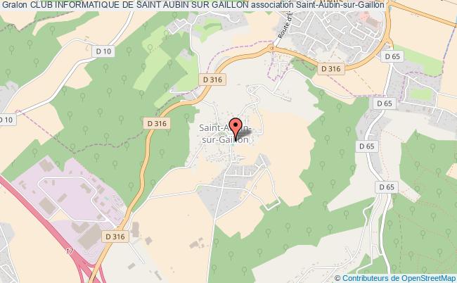 plan association Club Informatique De Saint Aubin Sur Gaillon Saint-Aubin-sur-Gaillon