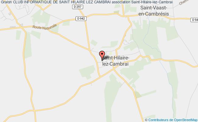 plan association Club Informatique De Saint Hilaire Lez Cambrai Saint-Hilaire-lez-Cambrai