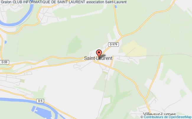 plan association Club Informatique De Saint Laurent Saint-Laurent