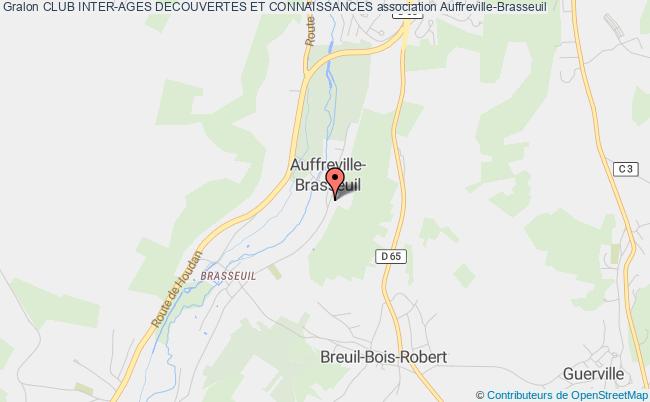 plan association Club Inter-ages Decouvertes Et Connaissances Auffreville-Brasseuil