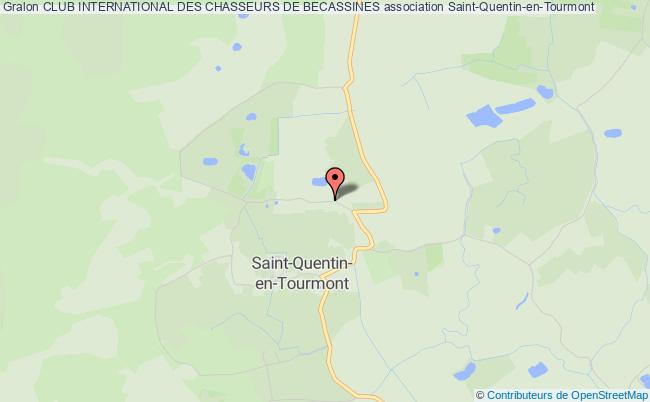 plan association Club International Des Chasseurs De Becassines Saint-Quentin-en-Tourmont