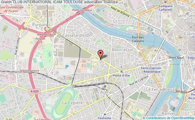 plan association Club International Icam Toulouse Toulouse