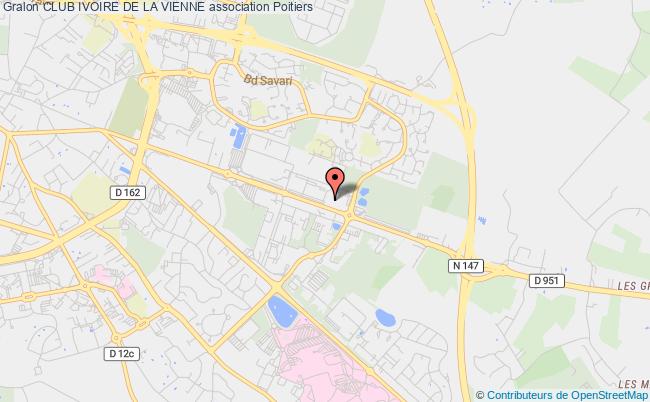 plan association Club Ivoire De La Vienne Poitiers