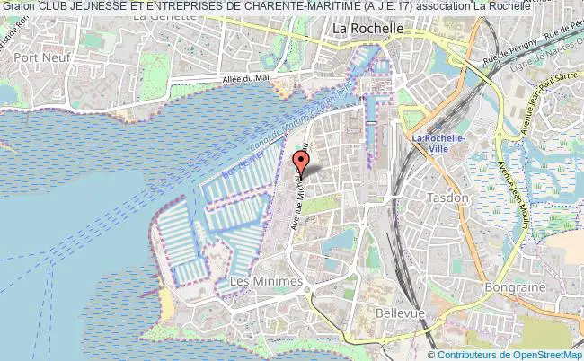 plan association Club Jeunesse Et Entreprises De Charente-maritime (a.j.e.17) La Rochelle